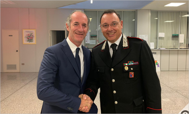  ZAIA INCONTRA COMANDANTE COMPAGNIA CARABINIERI DI CONEGLIANO